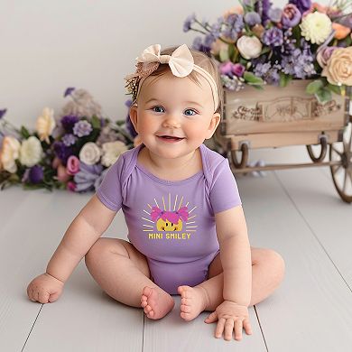 Mini Smiley Aria Sunshine - Baby Short Sleeve Graphic Bodysuit