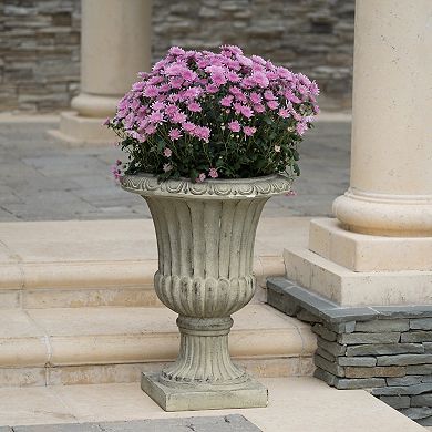TEINIE 26.5" H Classic Italian MGO Urn Planter