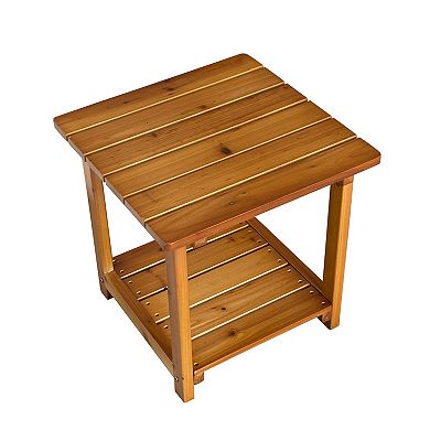 Wooden Rocking Chair with Comfortable Backrest Inclination, High Backrest and Deep Contoured Seat