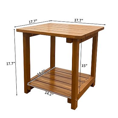 Wooden Rocking Chair with Comfortable Backrest Inclination, High Backrest and Deep Contoured Seat