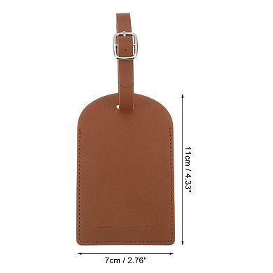 1 Pc Vertical Flip Luggage Tag for Travelling 2.76"x4.33"