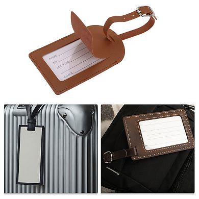 1 Pc Vertical Flip Luggage Tag for Travelling 2.76"x4.33"
