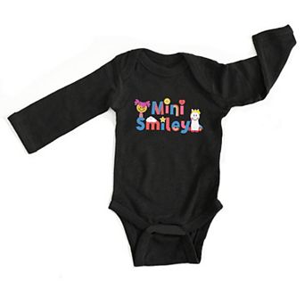 Mini Smiley Icons Unicorn - Baby Long Sleeve Bodysuit