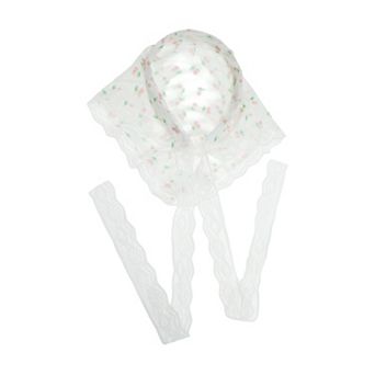 Cherry Triangle Headband for Women White 1 pc
