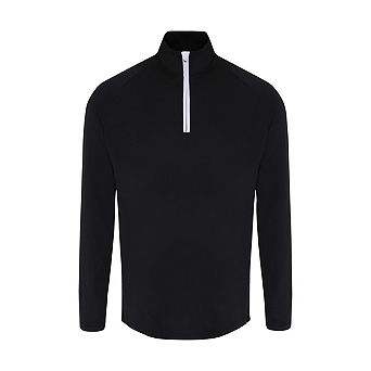 TriDri Mens Long Sleeve Performance Quarter Zip Top