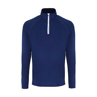 TriDri Mens Long Sleeve Performance Quarter Zip Top