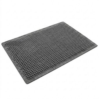Waffle Bathroom Rug, Soft Absorbent, Non-Slip Quick-Dry Mat