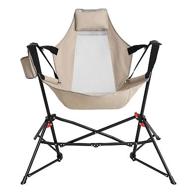 Folding Hammock Camping Chair Portable Rocking 250lbs