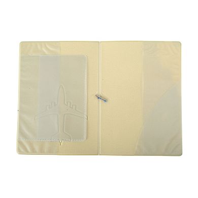 Airplane Passport Holder Blue 1 Pc