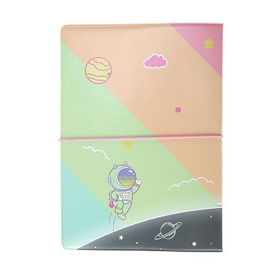 Astronaut Passport Holder Multicolor 1 Pc