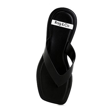 Rag & Co Makawi Women's Slip-On Flat Sandals