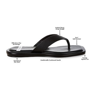 Rag & Co Makawi Women's Slip-On Flat Sandals