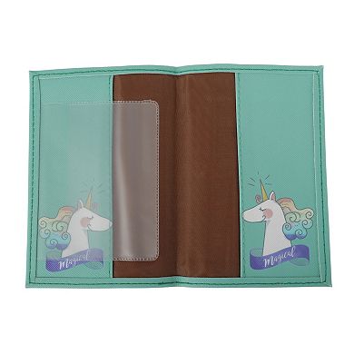 Gift Box Unicorns Passport Holder Multicolor 1 Pc