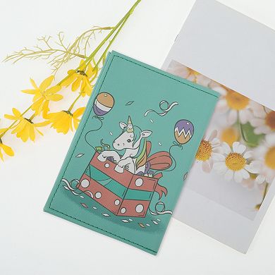 Gift Box Unicorns Passport Holder Multicolor 1 Pc