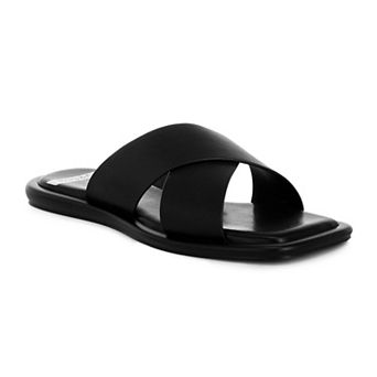 Rag & Co Shosa Women's Slip-On Flat Sandals