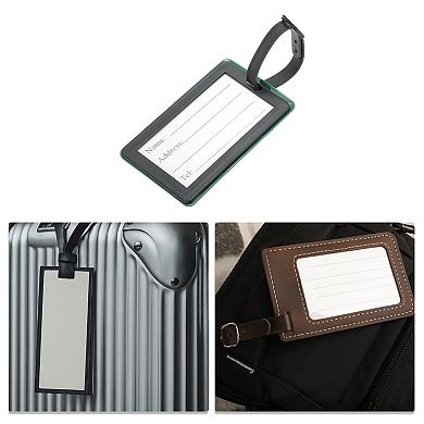 1 Pc Ginkgo Leaf Luggage Tag for Travelling Dark Green