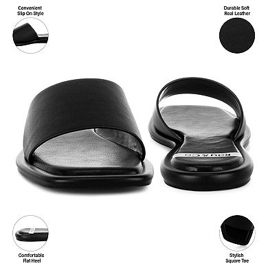 Rag & Co Winona Women's Slip-On Flat Sandals