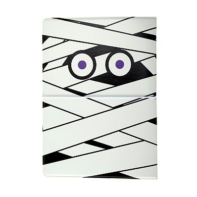 Cartoon Bandage Passport Holder Black White 1 Pc