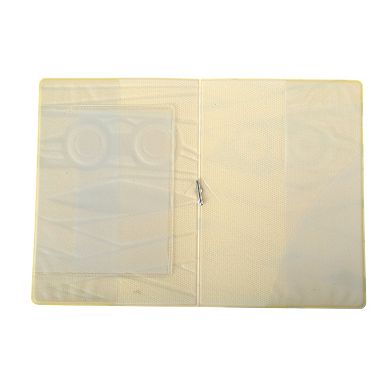 Cartoon Bandage Passport Holder Black White 1 Pc