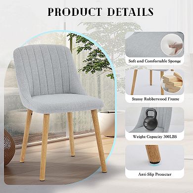 Set of 2 Modern Dining Chairs