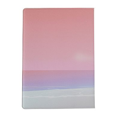 Coconut Palm Tree Passport Holder Pink Purple 1 Pc