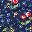 Cherries Navy Floral