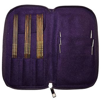 Blue Silk Ultimate Sock Set 9" Circular Needles & 7" DPN w/custom case