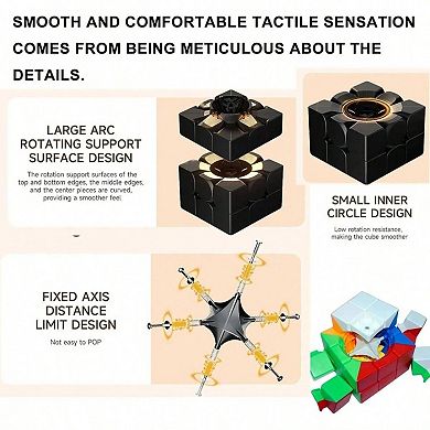18CM Giant 3x3 Speed Cube, Color-Matching Sensory Fidget Toy