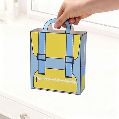 6Pcs Cartoon Backpack Shape Gift Bags for All Occasions