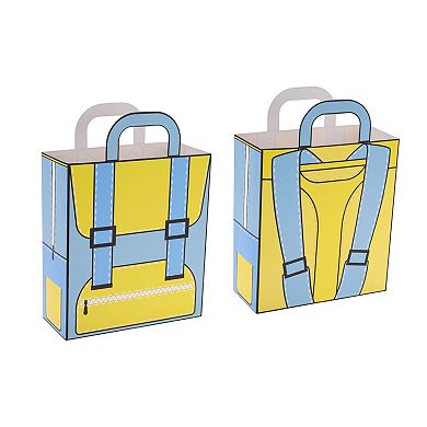 6Pcs Cartoon Backpack Shape Gift Bags for All Occasions