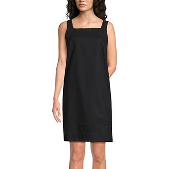 Petite Lands' End Linen Above the Knee Shift Dress