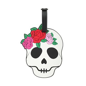 1 pc Rose Luggage Tag for Travelling Green