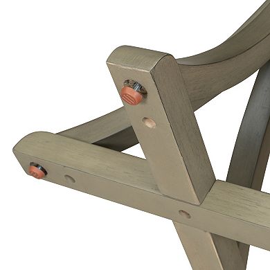 Aoolive Modern Console Table with Adjustable Feet, Accent Hallway Table with Slender Curved Legs