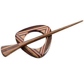 Geometric Shawl Pin w/stick
