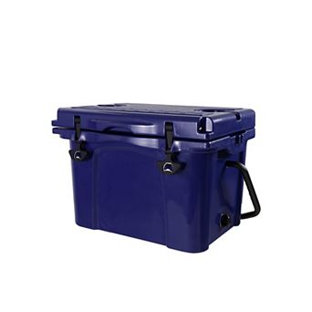 BAOURE 25-qt Portable Insulated Hard Cooler with 5 Day Ice Retention and Built-in Bottle Opener