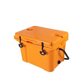 BAOURE 25-qt Portable Insulated Hard Cooler with 5 Day Ice Retention and Built-in Bottle Opener