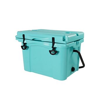 BAOURE 25-qt Portable Insulated Hard Cooler with 5 Day Ice Retention and Built-in Bottle Opener