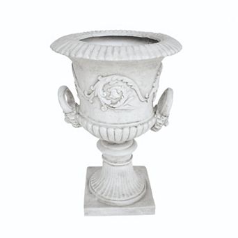 TEINIE 18.75" Magnesium Oxide Garden Urn Planter