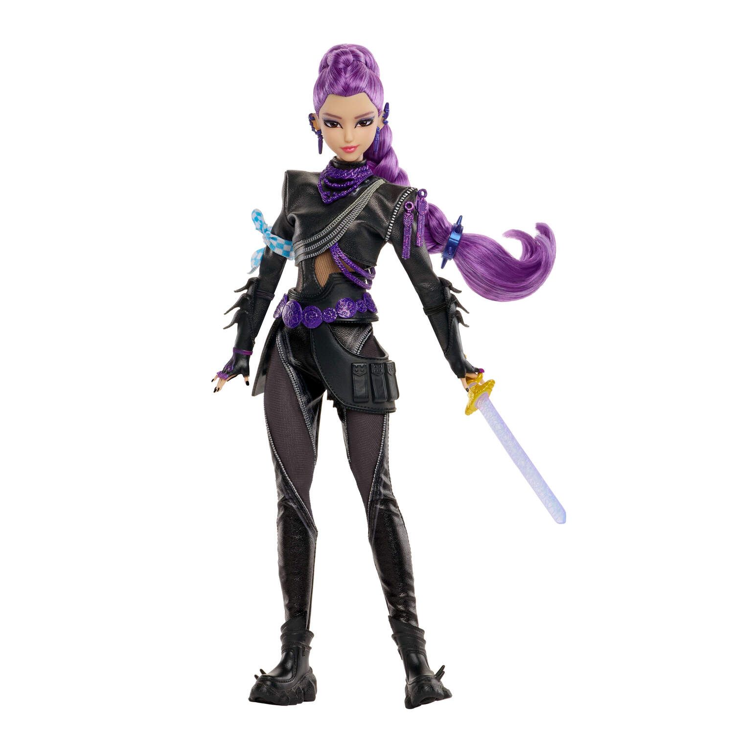 Детская кукла Mattel K-Pop Demon Hunters HUNTR/X Rumi Deluxe with Removable Battle Look & Sword Accessory — фото 1