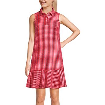 Women's Lands' End Woven Tennis Dress in Regular Size
