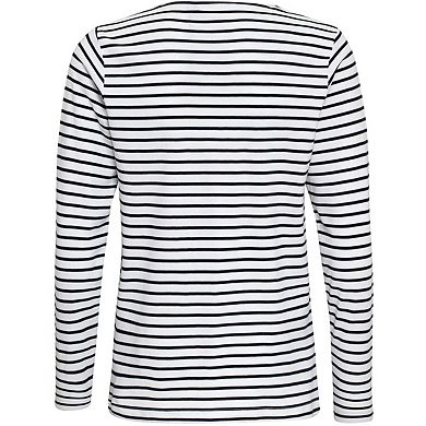 Asquith & Fox Mens Mariniere Coastal Long Sleeve T-Shirt