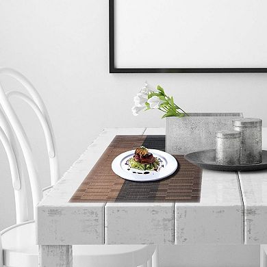 Placemats,Durable Placemats for Dining Table,Washable Woven Vinyl Kitchen Placemats Set of 4