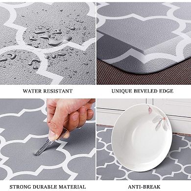 Kitchen Mat and Rugs Cushioned Anti-Fatigue,Non Slip Waterproof Ergonomic Comfort Mat for Kitchen