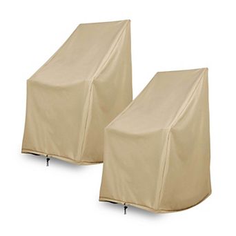 Shine Company Heavy-Duty Weatherproof Outdoor Rocking Chair Cover Set of 2