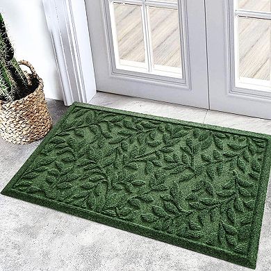 Sturdy Front Entrance Doormats,Durable Heavy Duty Welcome Mat,Thick Absorbent Rubber Non Slip Mat