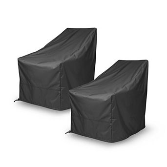Shine Company Heavy-Duty Weatherproof Outdoor Adirondack Chair Cover Set of 2