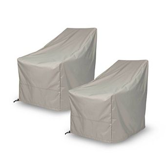 Shine Company Heavy-Duty Weatherproof Outdoor Adirondack Chair Cover Set of 2
