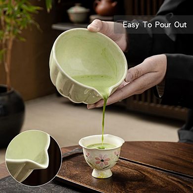 Great Ambitions Matcha Whisk Set - 5 PC Kit with Bowl, Whisk, Scoop, Holder, Sifter
