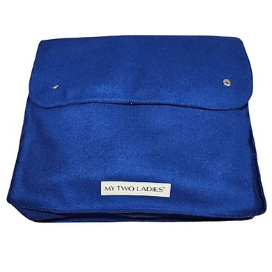 Ultimate Blue Silk Tunisian Adjustable Crochet Hook Set 12 Sizes w/custom case