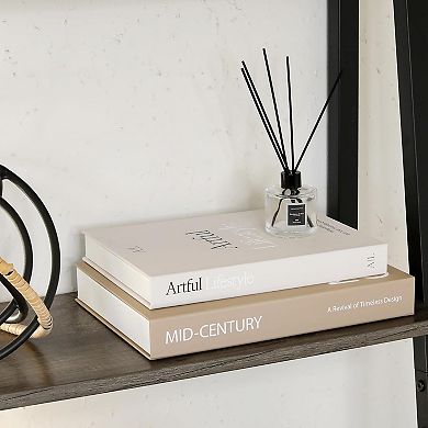 Decorative Books - Set of 2 Stylish Boxes Enhance Your Coffee Table, Bookshelf or Mantel Decor